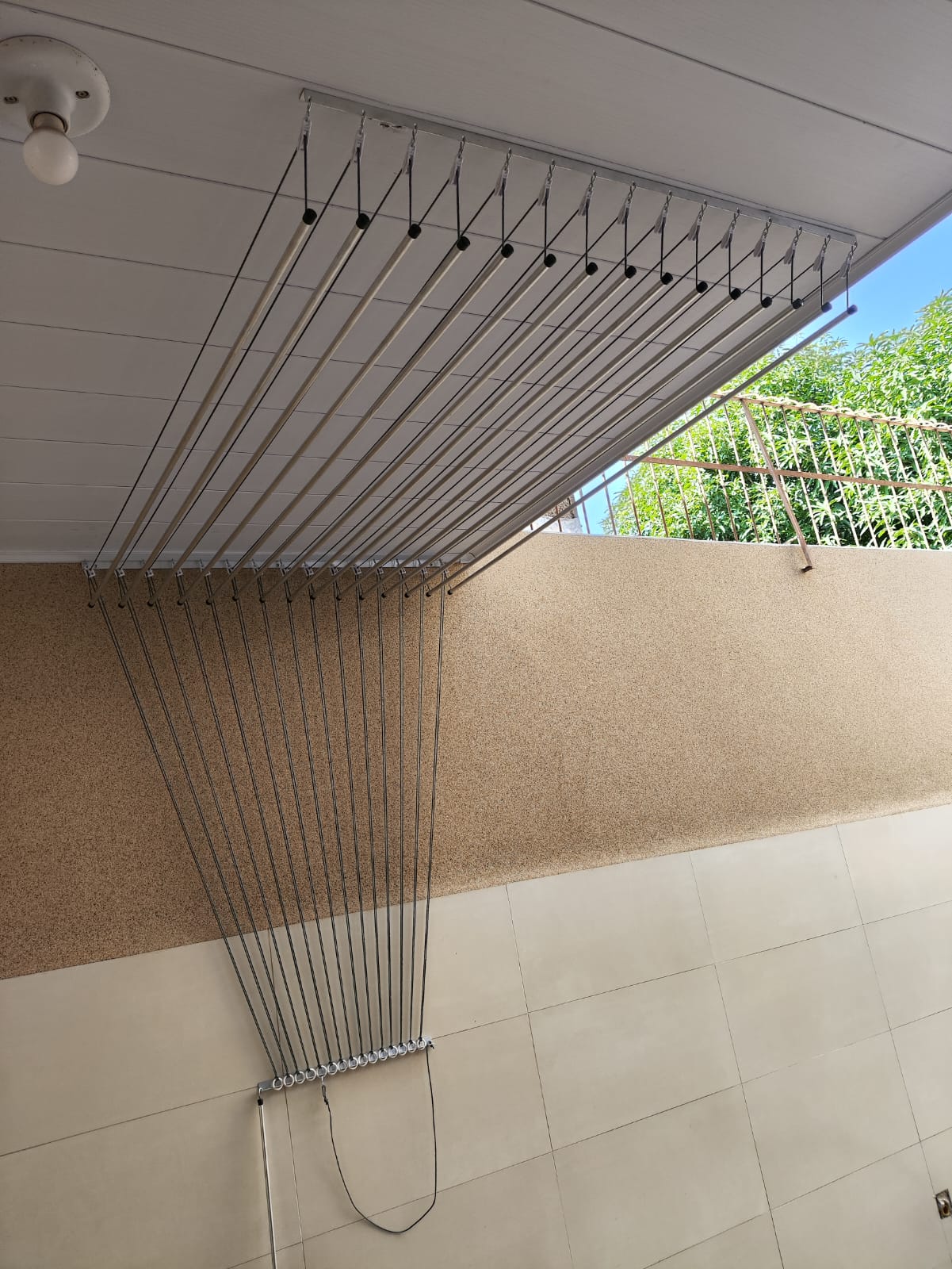 Varal individual alumínio