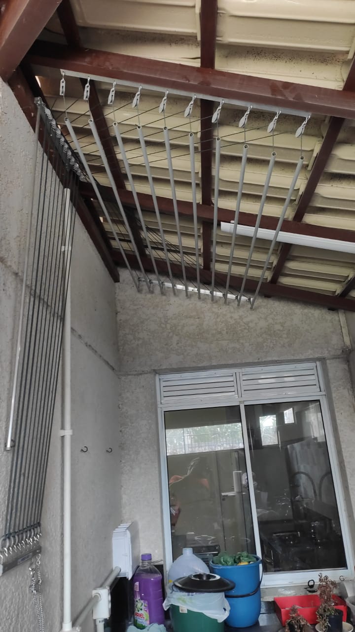 Varal Invertido Telhado